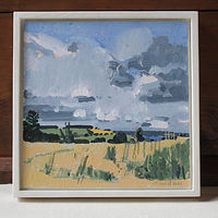 Acrylic painting Above Rice Lake  by Harry Stooshinoff