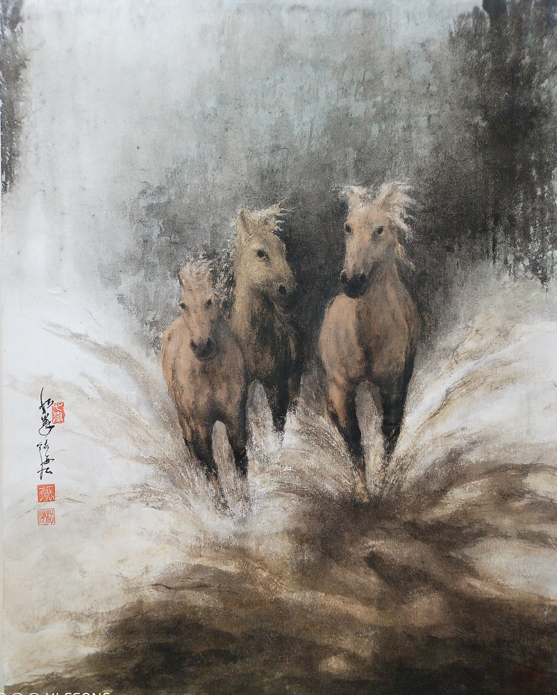 Wild Horses by Dat Truong