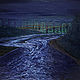 Oil painting High Level Bridge - First Light 2009 by Wayne Dwornik