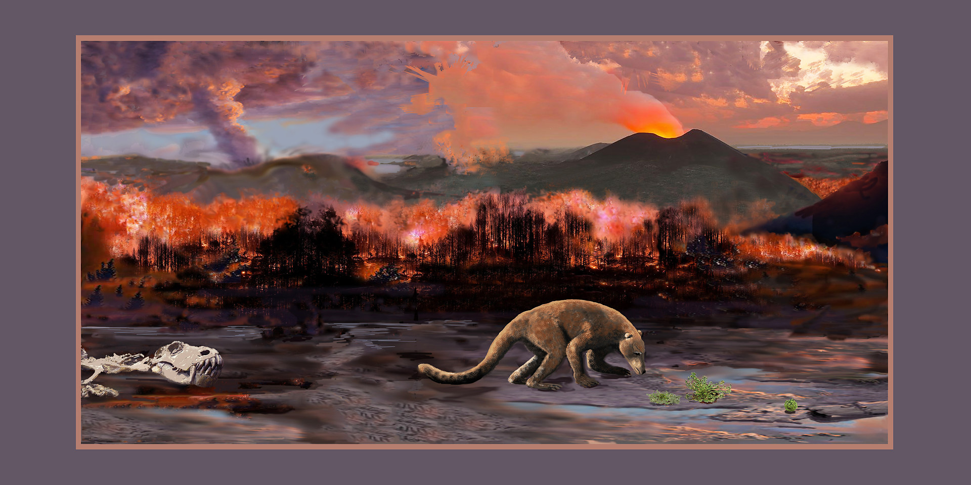 Painting EMERGENCE - After the Apocalypse by Anastasia O'melveny