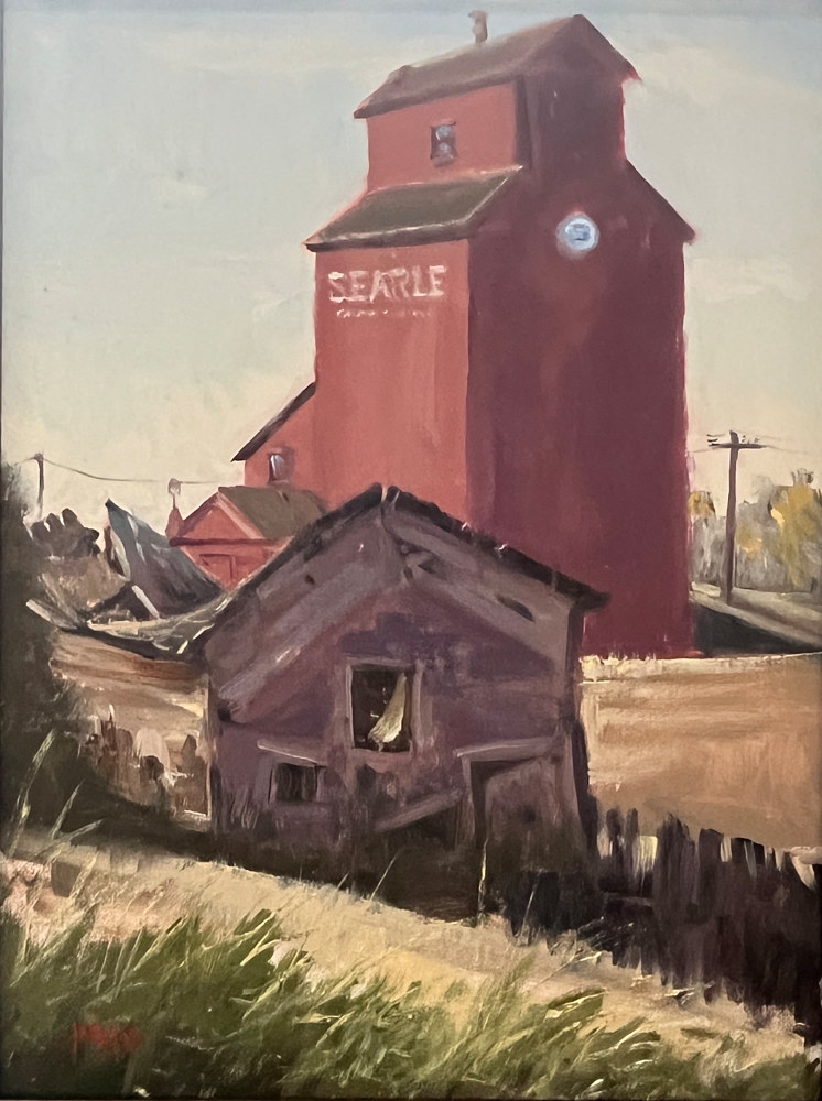 Oil painting Searle Fall by James Lutzko