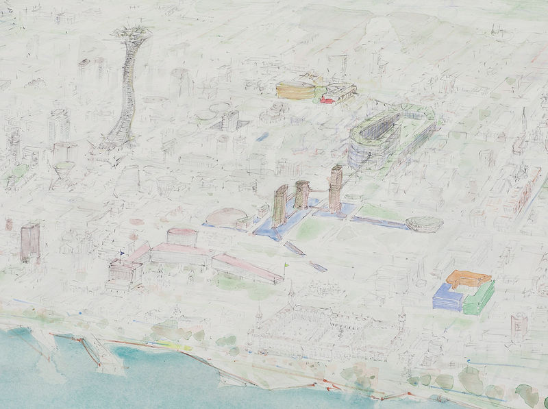 Multiversité - plans d&#039;évasion, détail, 2012 by Stephane gilot