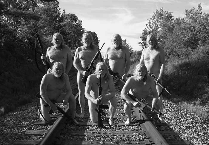  railroad track security by Maya Douglas