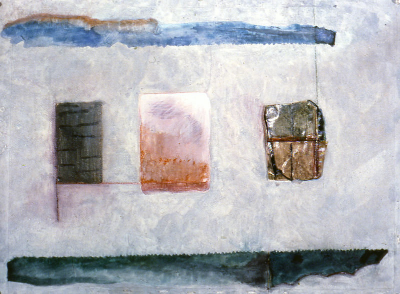 Watercolor &quot; 3 figures in a field&quot; by Gary Eleinko