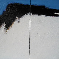Acrylic painting Black Tusk No. 6 by David Tycho