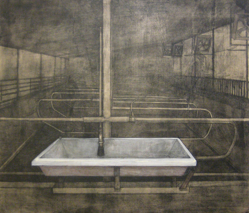 Drawing BASIN II by Amie T. Rangel