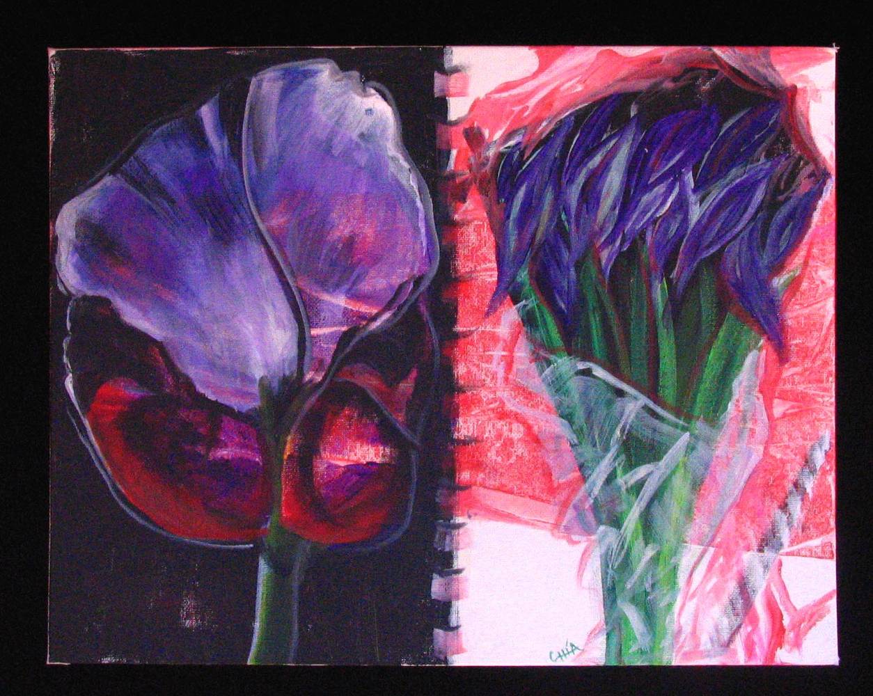 Duo in Purple by Chía Ortegón