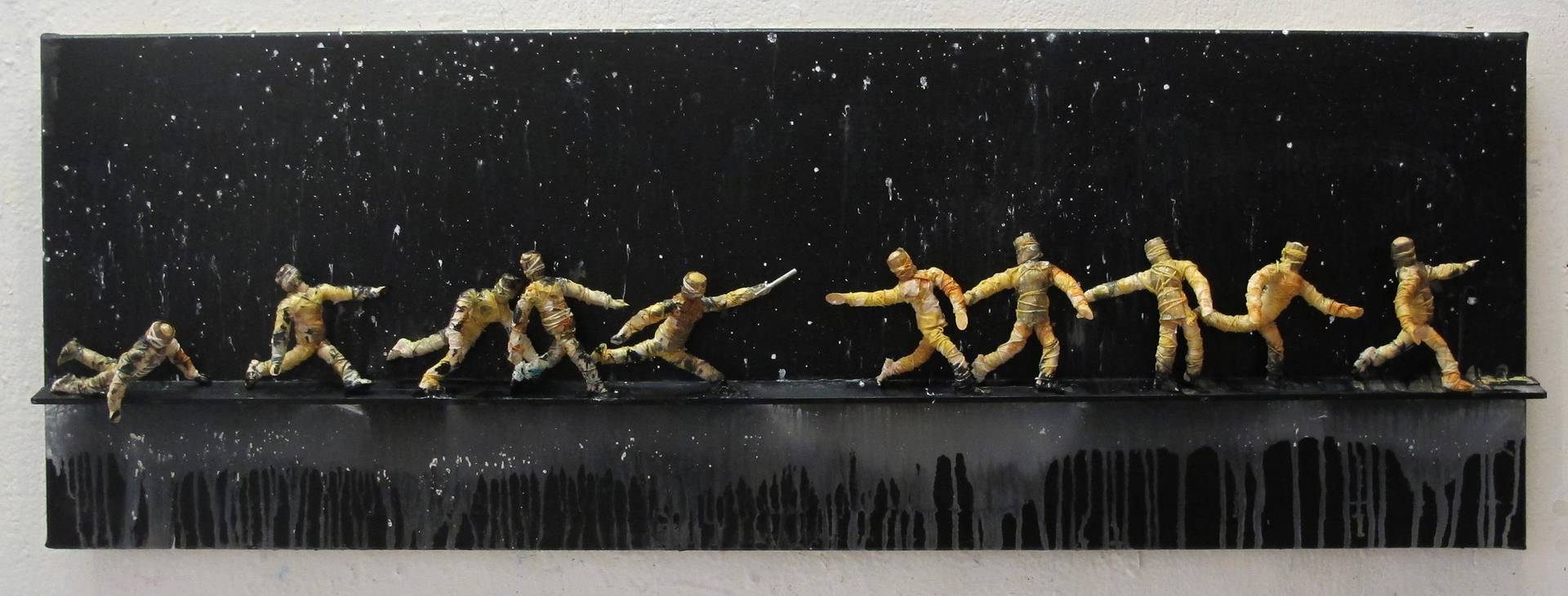 Acrylic painting Passing the Baton, 2013 by David  Maxim