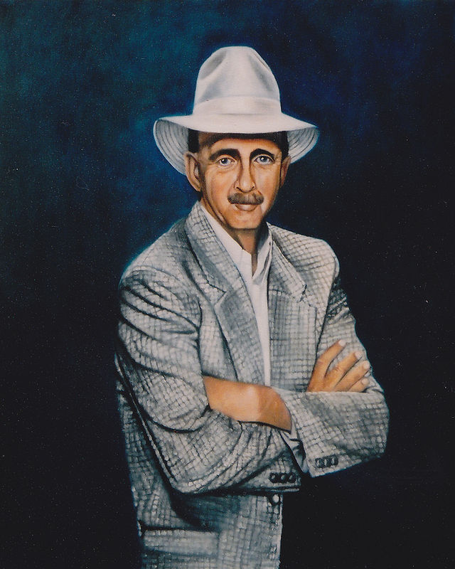 Oil painting Brother Don by Timothy Innamorato