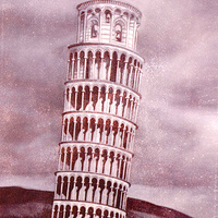 tower of pisa by Timothy Innamorato