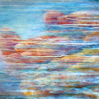 Oil painting Illusion of Illusion by Libuse Labik