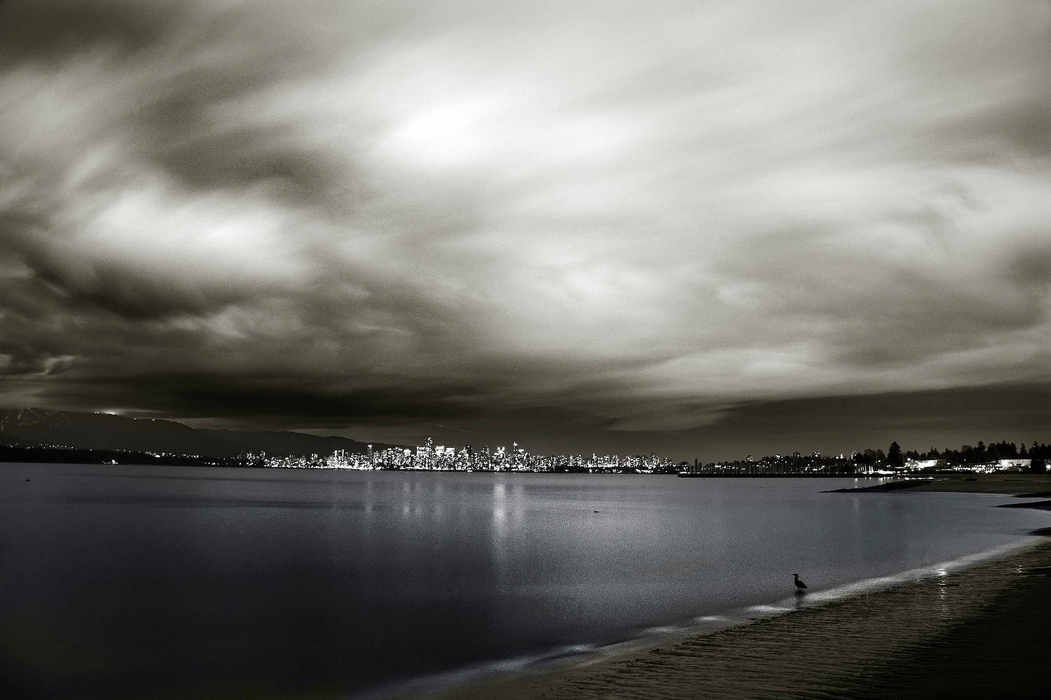 Night Clouds - Vancouver 1 by Jim Friesen