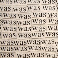 Drawing detail of &#039;was&#039; page( Snicket, Lemony, A Series of Unfortunate Events: A Bad Beginning New York: HarperCollins, 1999.) by Emma Lehto