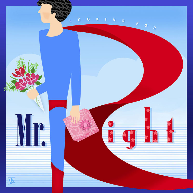 Best Man Lette R The Letter R is for Mr. Right - Picture Book Studio